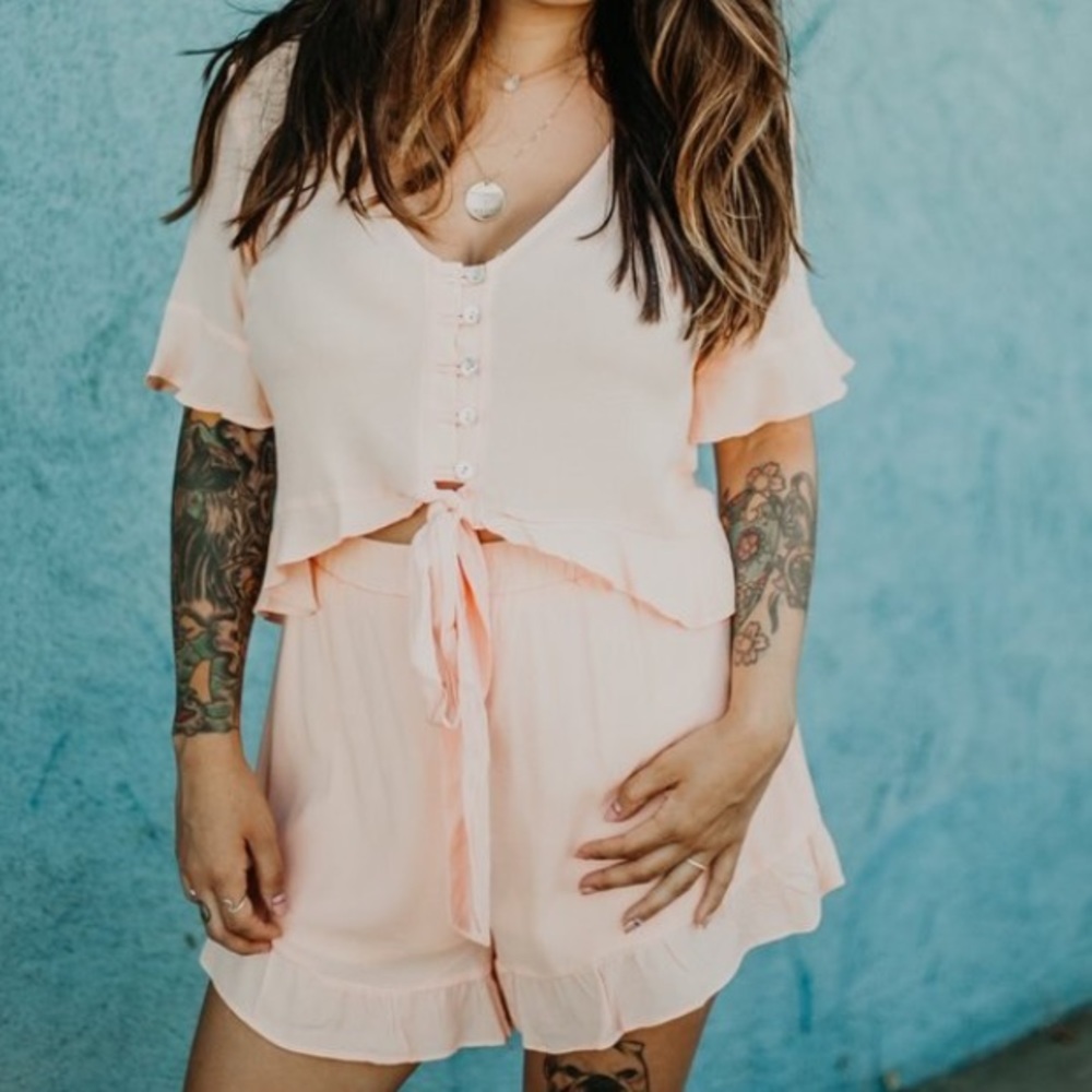 Little Peach two-piece set - Picture 2 of 4